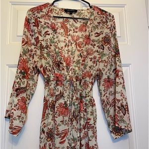Floral Kimono style cover up